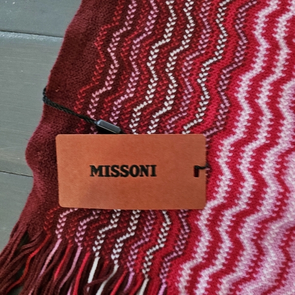 Missoni Sciappa Scarf Wool Blend made in Italy NWT - Picture 11 of 13